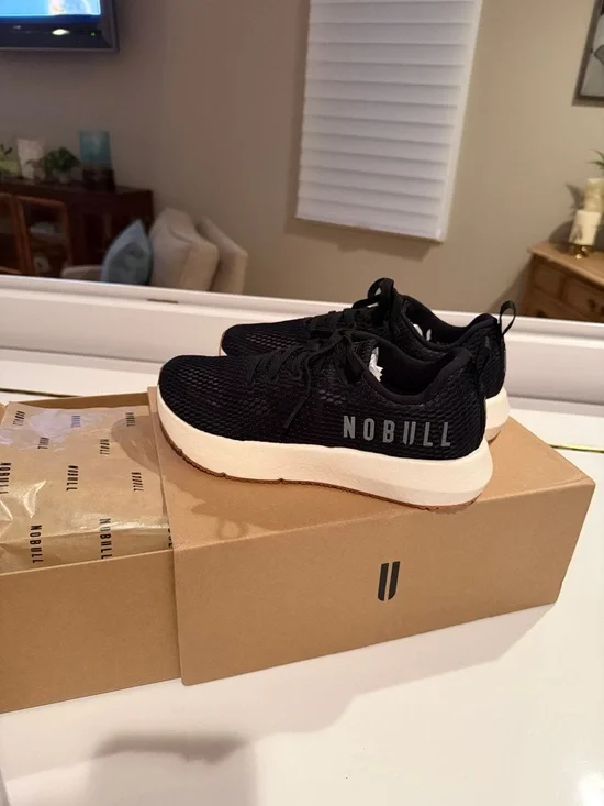 NIB NOBULL Drive Knit 2 Black Size 8 - Picture 1 of 4